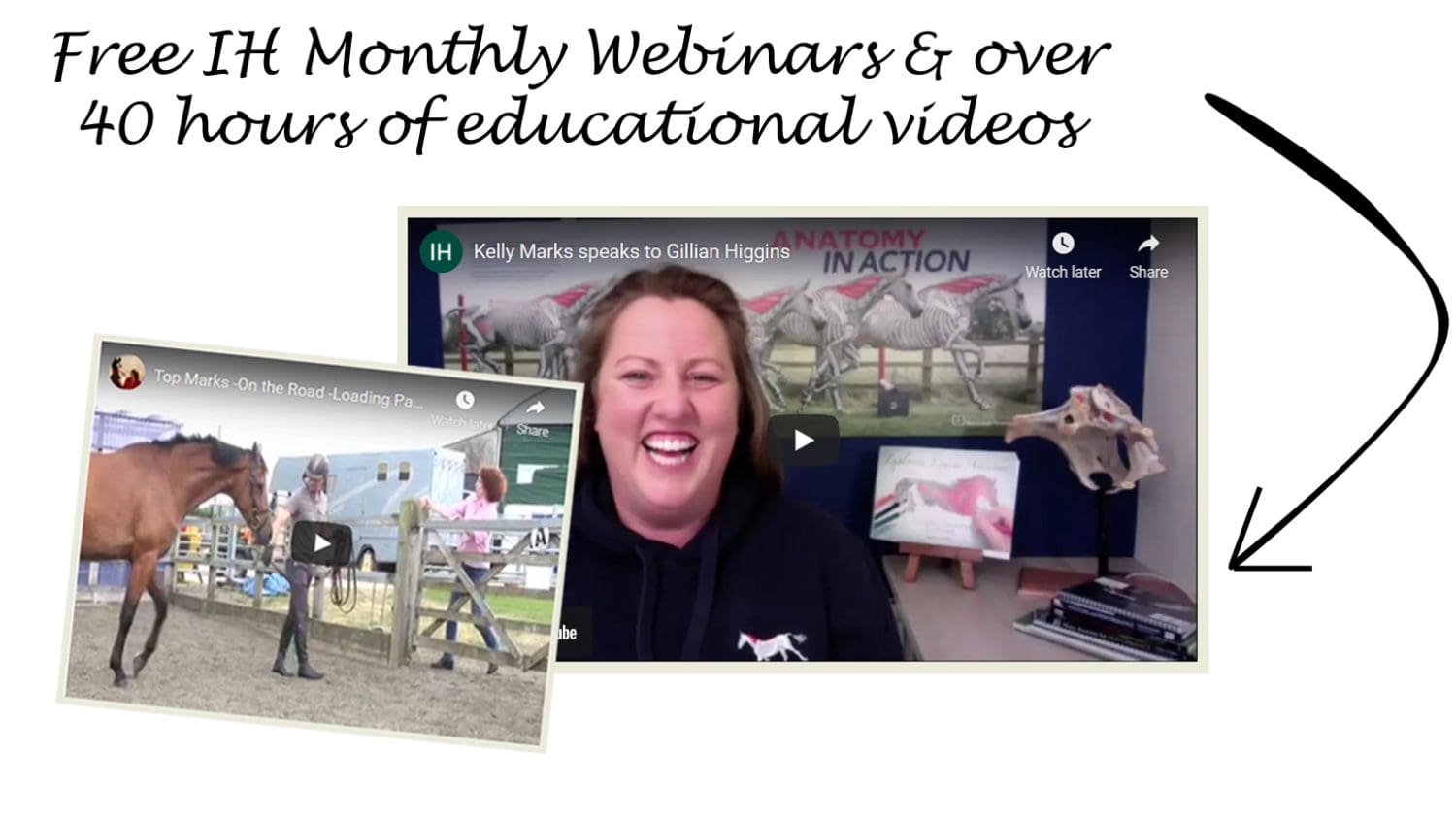 IH Equine Membership Club offers Free Access to professional equine webinars and Webinar archives